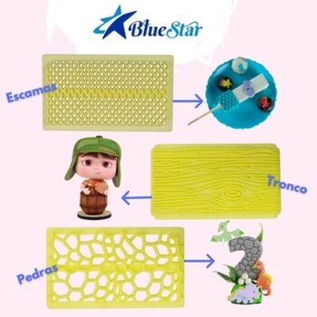 Marcador para Biscuit Confeitaria Bolo Pasta Americana BlueStar Artesanato