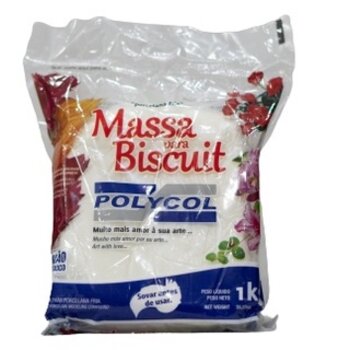 Massa Biscuit Polycol Natural 1kg