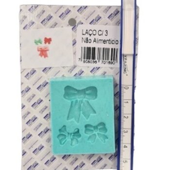 Molde de Silicone forma para Biscuit de Laços e Acessórios Polycol