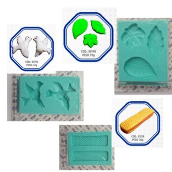 Molde de Silicone Variados forma para biscuit Polycol