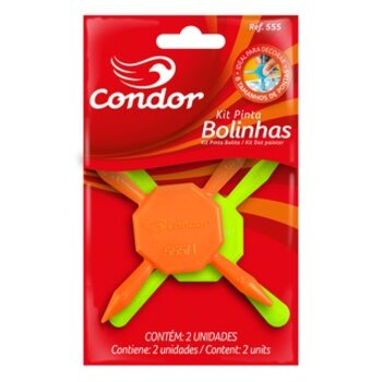 Pinta Bolinha Kit C/2 (8 Tamanhos) Condor