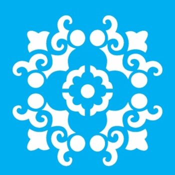 Stencil Opa Vários Desenhos 10x10 Molde Vazado para Pintura