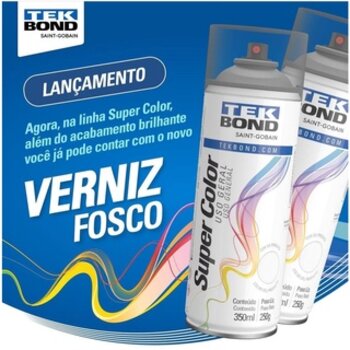 Verniz Spray Fosco Tekbond 350ml Uso Geral