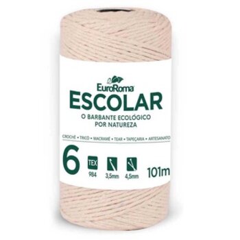 Barbante Escolar Cru 101m EuroRoma
