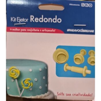 Ejetor Cortador Redondo Blue Star Kit com 4 pçs Cortador de Circulos
