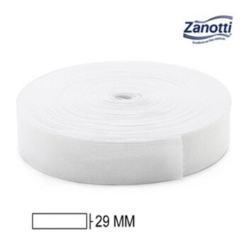 Elástico Chato Branco Jaraguá Zanotti -rolo 25m