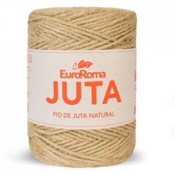 Fio de Juta EuroRoma EcoJuta Natural com 125m