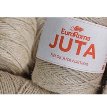 Fio de Juta EuroRoma EcoJuta Natural com 125m