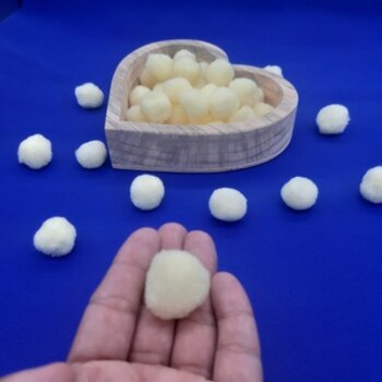 Kit Pompom Pelucia 3cm - 10 Unidades - Cores
