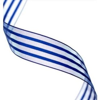 Fita Voal com Cetim  - 15mm n3 - rolo 10m