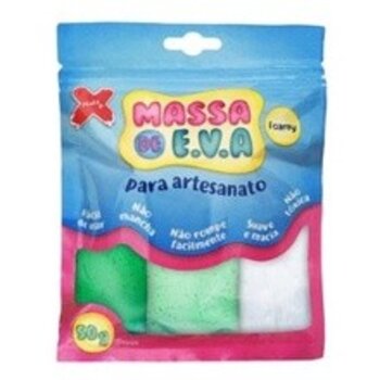 Massa de EVA - 3 cores - 50g Make+