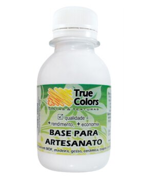 Base para Artesanato 100ml True colors tinta para fundo