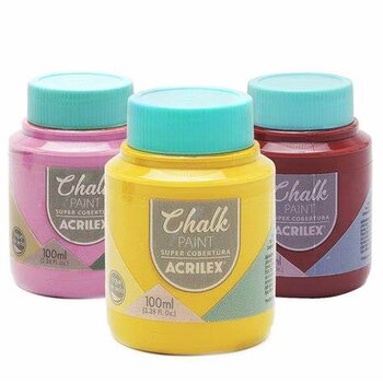 Tinta Chalk Paint 100ml Acrilex - Escolha a Cor