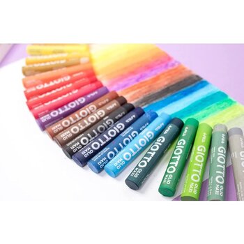 Giz Pastel Oleoso Olio Max Giotto - 12 cores