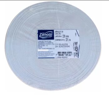 ELASTICO ROLO ZANOTTI (29mm) 25M SAVANA (BRANCO)