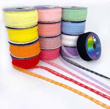 RENDA DE NYLON 10mm ROLO COM 50m
