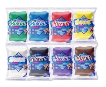 MASSA P/ BISCUIT POLYCOL 1kg COLORIDA