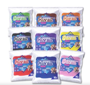 MASSA P/ BISCUIT POLYCOL 90gr COLORIDA