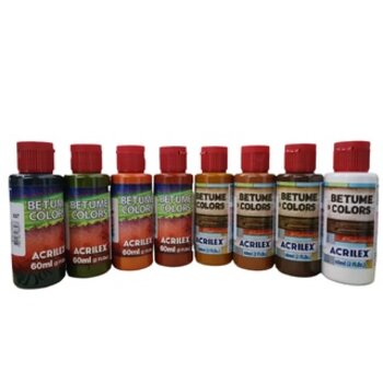 Betume Colors 60ml Acrilex Envelhecedor a base dágua