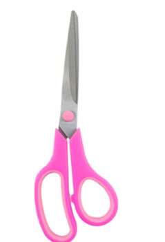 Tesoura Grande Confort Da Circulo 21,50cm Rosa e Preta