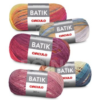 Lã Batik - Círculo. 100g