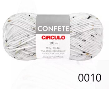 Lã Confete Da Circulo 100gr