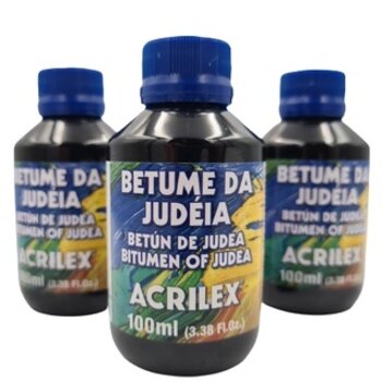 Betume da Judéia Acrilex 100ml Betume a Base de Aguarrás