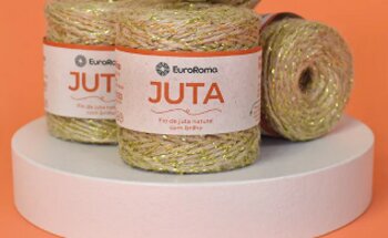 FIO DE JUTA NATURAL COM BRILHO EUROROMA 2mm  X 77m