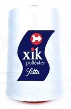 LINHA SETA XIK BRANCA 15000JDS(PARA BOBINA DE MÁQUINA DE BORDAR)