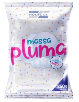 MASSA PLUMA POLYCOL PARA BISCUIT 250gr
