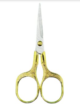 TESOURA COLORIDA ARREMATE PONTA FINA 12cm