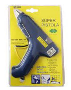 PISTOLA DE COLA QUENTE SUPER PISTOLA GREEN DIAMOND SS500 (AZUL)