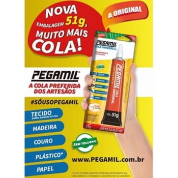 Cola Pegamil Universal 51g sem tolueno