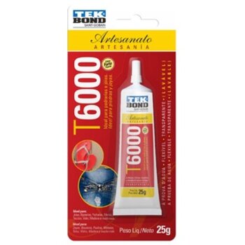 Cola T6000 Tek Bond 25G para Artesanato em geral