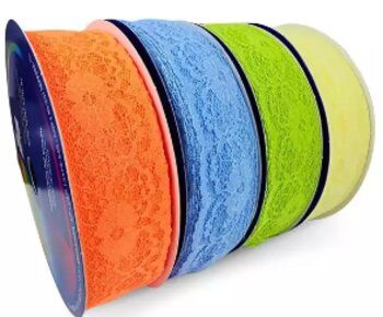RENDA DE NYLON 37mm ROLO COM 50m