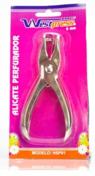 ALICATE PERFURARDOR 6mm FURO REDONDO