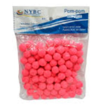 Pompom NYBC 20mm Com 100 Unidades