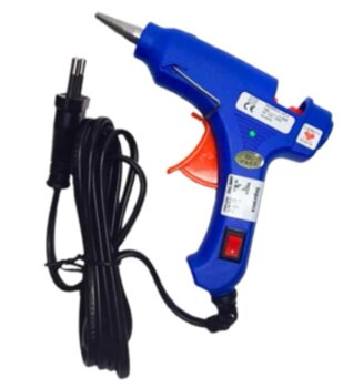 PISTOLA DE COLA QUENTE PEQUENA LADEIRA 110  220V BOTÃO LIGA DESLIGA