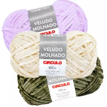 Lã Veludo Molhado Da Circulo 100gr