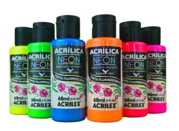 Tinta Acrílica Neon 60ml ACRILEX