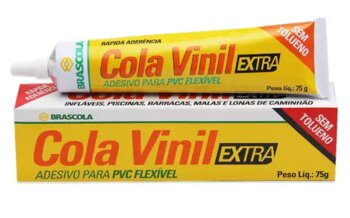 Cola Vinil Extra Adesivo Para PVC Flexível 75gr