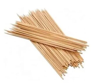 Espeto Para Churrasco Estilo 250mm 80 Unidades