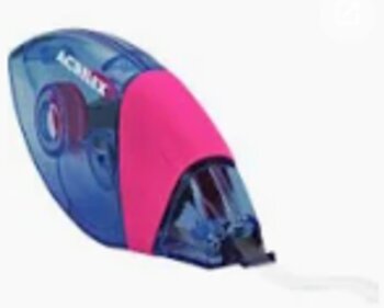 Fita Corretiva Acrilex Rosa E Azul