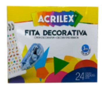 Fita Decorativa Acrilex 3m x 5mm