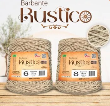 Barbante Fial Rústico Numero 6  751m  Tex 908