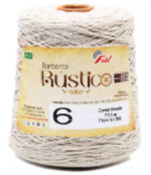 Barbante Fial Rústico Numero 6  751m  Tex 908