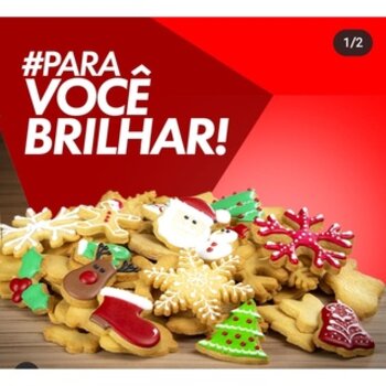 Cortador Natal Blue Star c/4pçs para Biscuit Pasta Americana Biscoitos Massa