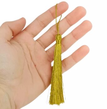 Pingente Tassel de Seda 80mm Com 2 ou 4 Unidades