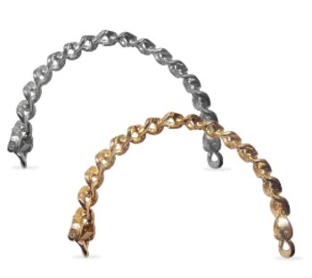 Alça de Bolsa De Mão Em Metal 9cm