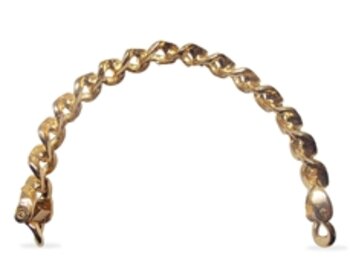 Alça de Bolsa De Mão Em Metal 9cm